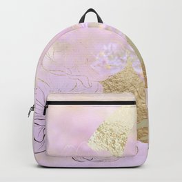 Pink and Gold Fairy I Experience Magic Embodiment Affirmation Backpack