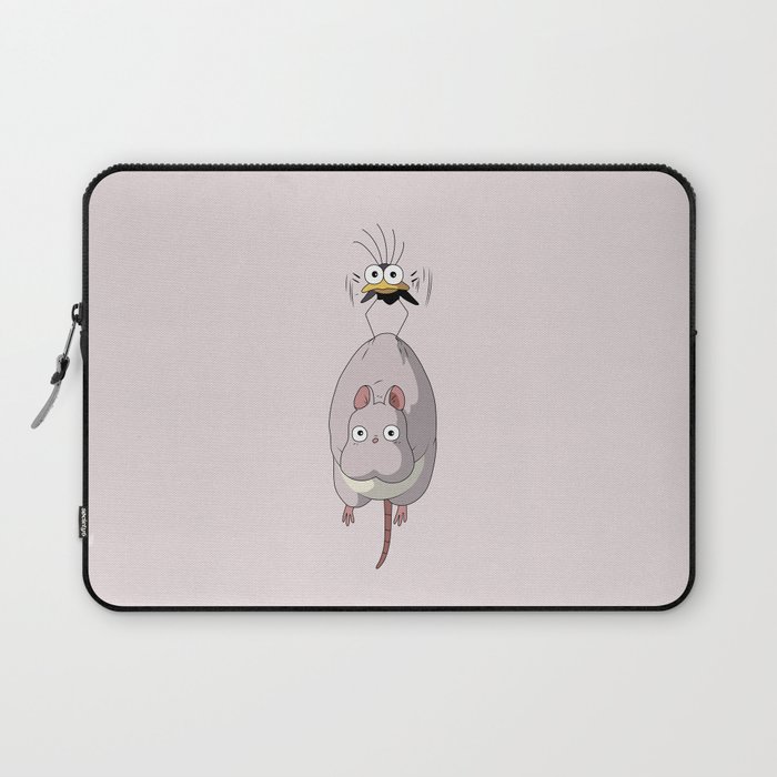 Chihiro Mouse and Fly Laptop Sleeve