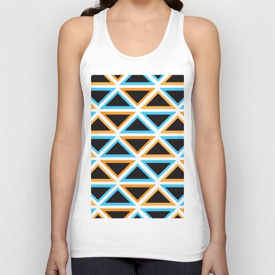 Colorful Triangle (Ranging Tribuj) Unisex Tank Top