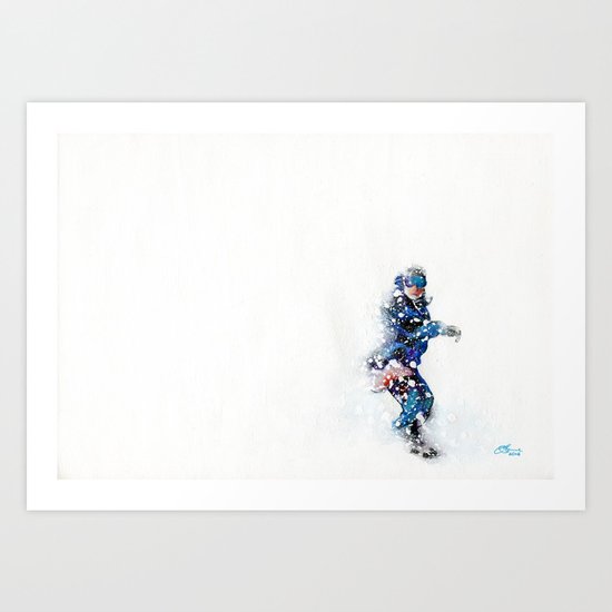 Travis Rice Art Print