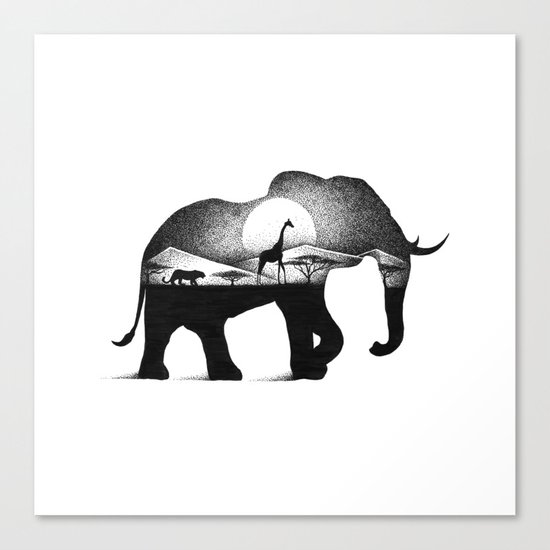 WILD AFRICA Canvas Print