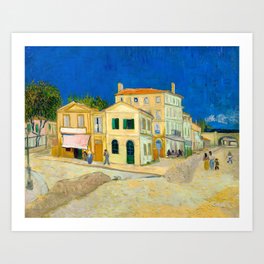 Van Gogh, Vincent's House in Arles (The Yellow House), 1888 Art Print