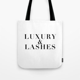 Luxury & Lashes Tote Bag