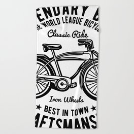 Classic Bike Beach Towel