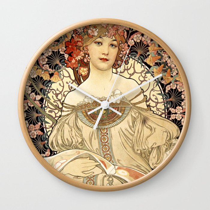 Art Nouveau Wall Clock