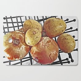 Potatoes and Onions Cutting Board