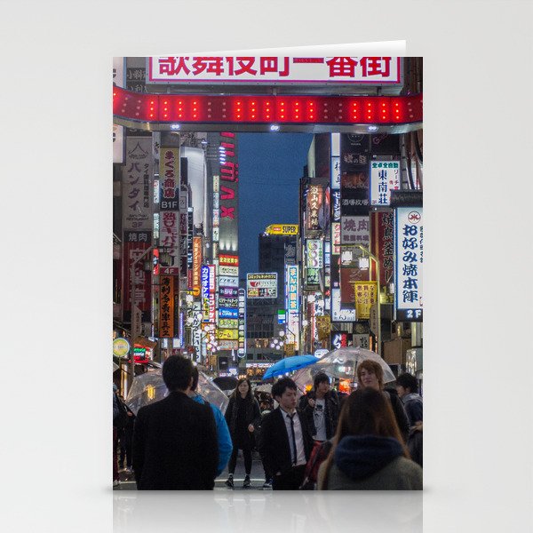 Tokyo Streets Stationery Cards