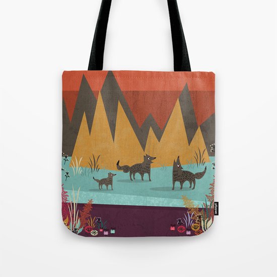 Wolves Tote Bag