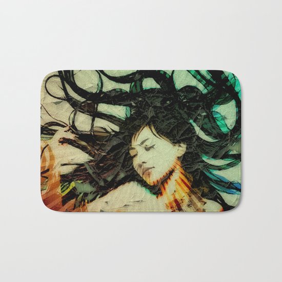 Girl's Dream in a Dream. Bath Mat