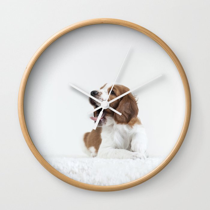 Wallovas Puppy Wall Clock