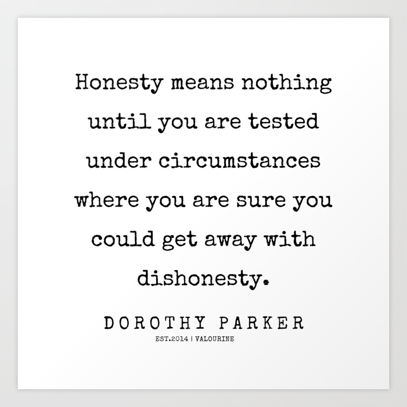 48 0221 Dorothy Parker Quotes Art Print By Quotes And Sayings Society6