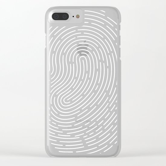 Fingerprint Clear iPhone Case