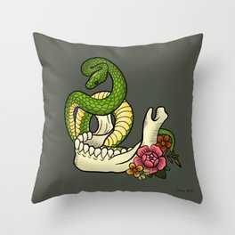 Snaked Throw Pillow