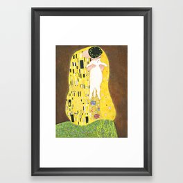 The kiss Framed Art Print