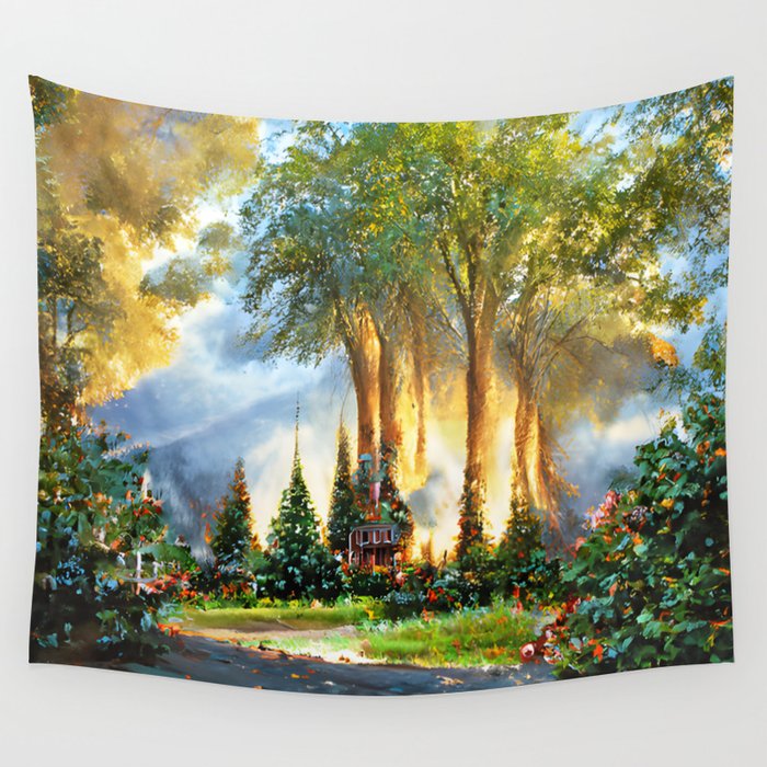 Fantasy wall tapestry best sale