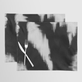 Modern Abstract Black and White No6 Placemat