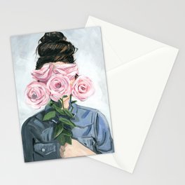 Coming up roses Stationery Card