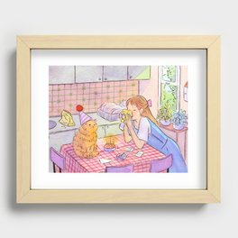Birthday Party Recessed Framed Print