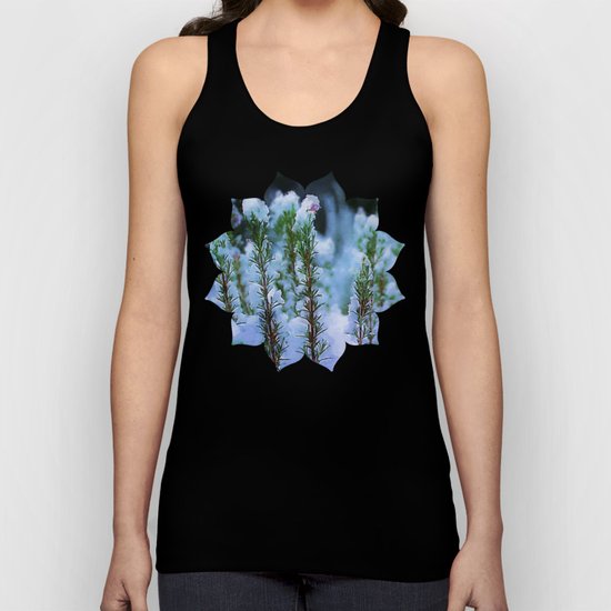 Snowy bush Unisex Tank Top