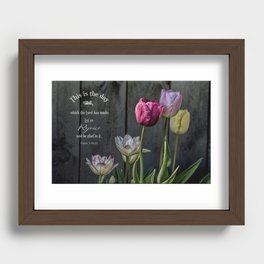 Tulips Recessed Framed Print