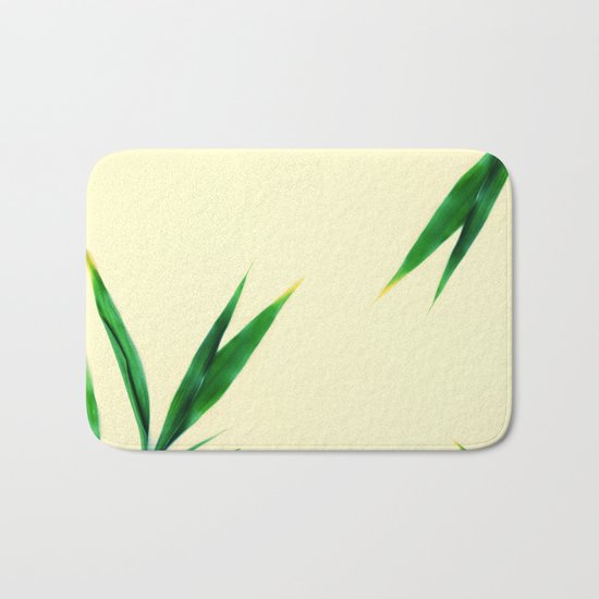Bamboo leaves #1 #decor #art #society6 Bath Mat