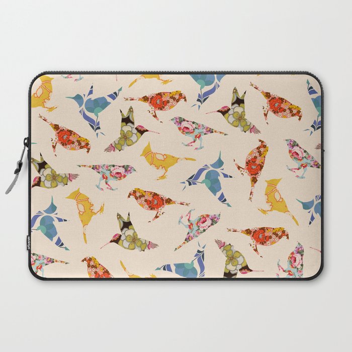 Vintage Wallpaper Birds Laptop Sleeve By Notsniw Society6