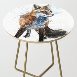 Fox watercolor Side Table