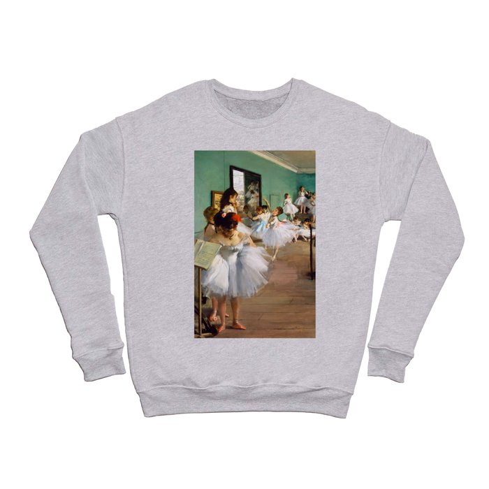 The Dance Class by Edgar Degas Crewneck Sweatshirt