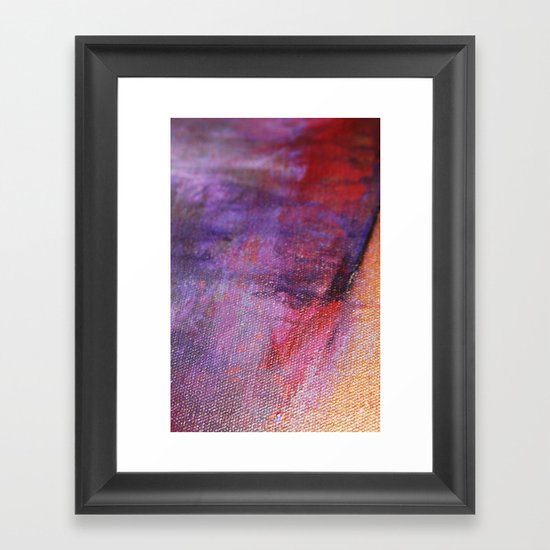 Red Vastness Framed Art Print
