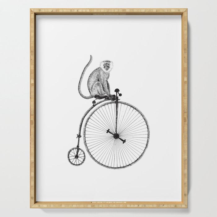 bike monkey 2 Serving Tray
