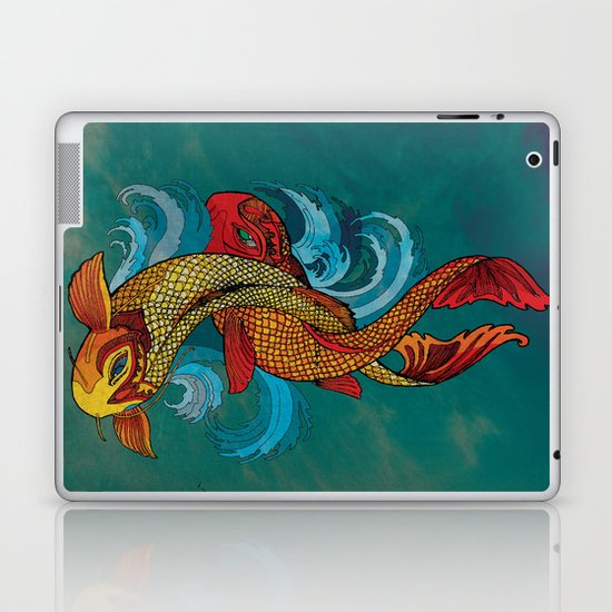 A tale of two fins. Laptop & iPad Skin