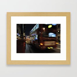 Night Bus Framed Art Print