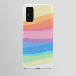 rainbow waves Android Case