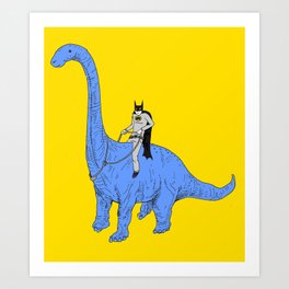 Dinosaur B Art Print