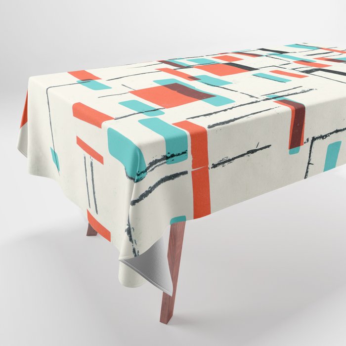 Mid Century Modern 83 Tablecloth