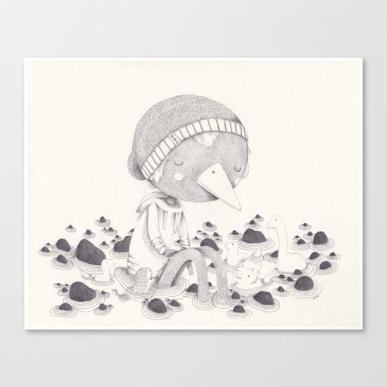 Géant Canvas Print