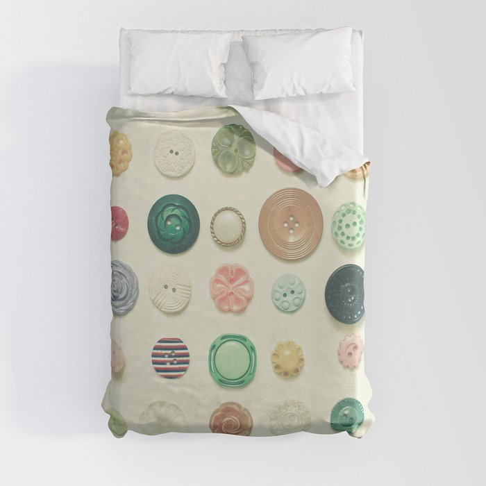 The Button Collection Duvet Cover