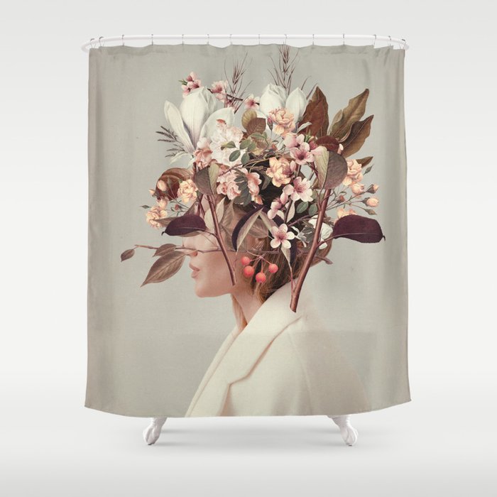 I Fell in Love with Fall because of You Shower Curtain