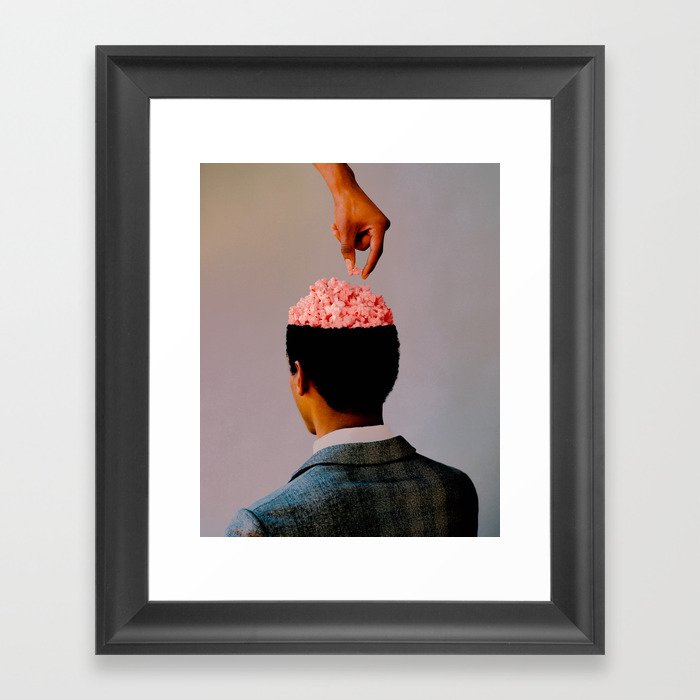Can I Pick Your Brain? Framed Art Print