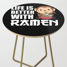 Ramen Japanese Noodles Sweet Monkey Eats Ramen Side Table