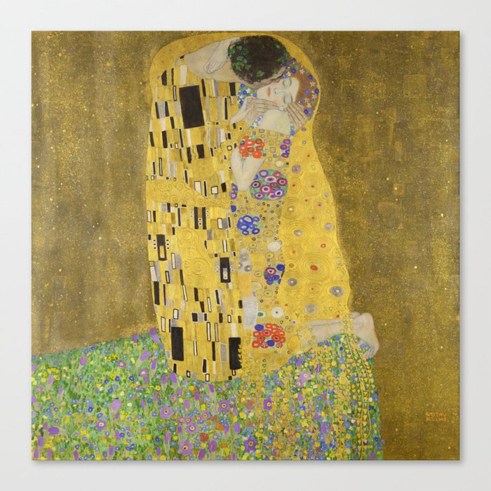 The Kiss - Gustav Klimt Canvas Print