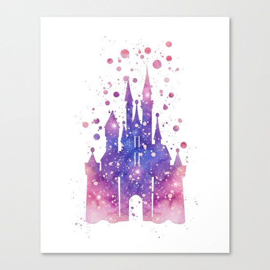 Disneys Cinderella Castle Canvas Print