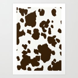 cow print Art Print