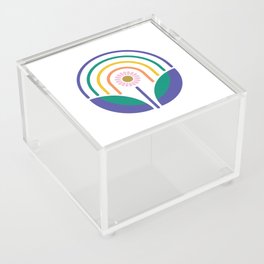 Rainbow Flower Acrylic Box