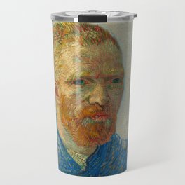 Self-Portrait as a Painter, 1887-1888 by Vincent van Gogh Travel Mug