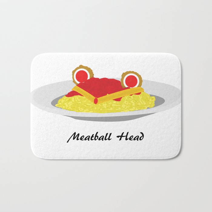 Sailor moon meatball head Bath Mat