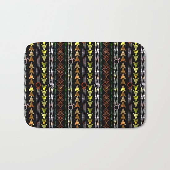 Abstract ethnic pattern. Bath Mat