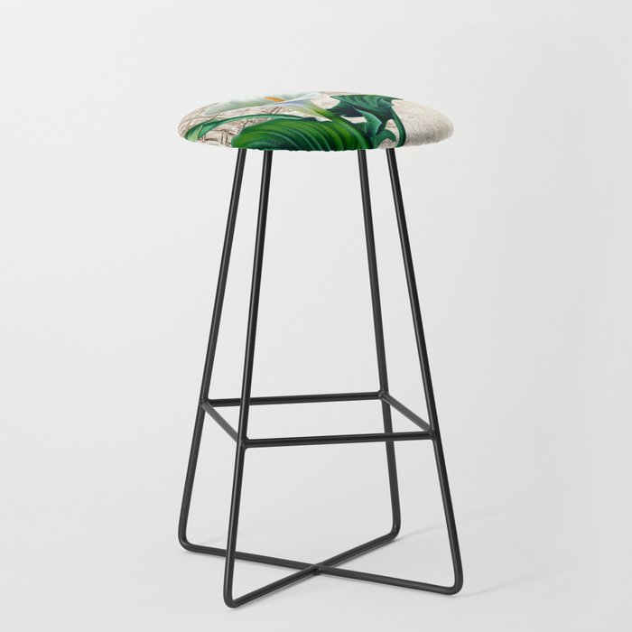 Macro Flower 26 Bar Stool By Julianarw Society6