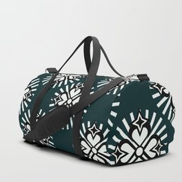 Floral Ace Pattern Duffle Bag