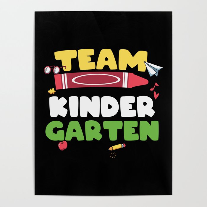 Team Kindergarten Poster